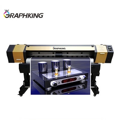 GraphKing 6ft 1.8m GK18 High Quality/Speed Eco Solvent Printer with 2 pcs DX5
