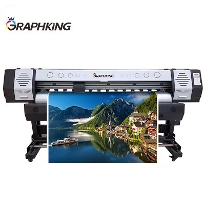GraphKing 6ft 1.8m GK18S High Quality/Speed Eco Solvent Printer with 2 pcs DX5; Nigeria Warehouse